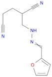 Pentanedinitrile, 2-[[(2-furanylmethylene)hydrazino]methyl]-