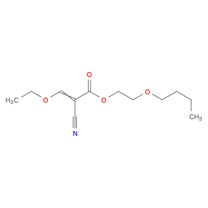 2-Propenoic acid, 2-cyano-3-ethoxy-, 2-butoxyethyl ester
