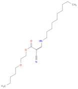 2-Propenoic acid, 2-cyano-3-(decylamino)-, 2-(pentyloxy)ethyl ester