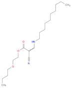 2-Propenoic acid, 2-cyano-3-(decylamino)-, 2-butoxyethyl ester