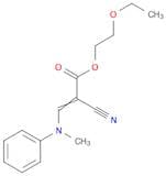 2-Propenoic acid, 2-cyano-3-(methylphenylamino)-, 2-ethoxyethyl ester