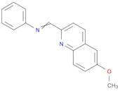 Benzenamine, N-[(6-methoxy-2-quinolinyl)methylene]-
