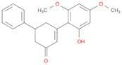 2-Cyclohexen-1-one, 3-(2-hydroxy-4,6-dimethoxyphenyl)-5-phenyl-