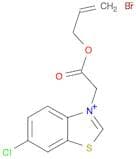 Benzothiazolium, 6-chloro-3-[2-oxo-2-(2-propenyloxy)ethyl]-, bromide