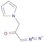 2-Propanone, 1-diazo-3-(1H-pyrrol-1-yl)-