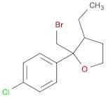 Furan, 2-(bromomethyl)-2-(4-chlorophenyl)-3-ethyltetrahydro-