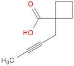 Cyclobutanecarboxylicacid, 1-(2-butyn-1-yl)-
