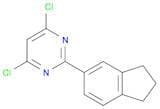 Pyrimidine, 4,6-dichloro-2-(2,3-dihydro-1H-inden-5-yl)-