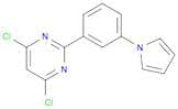 Pyrimidine, 4,6-dichloro-2-[3-(1H-pyrrol-1-yl)phenyl]-