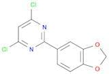 Pyrimidine, 2-(1,3-benzodioxol-5-yl)-4,6-dichloro-