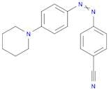 Benzonitrile, 4-[[4-(1-piperidinyl)phenyl]azo]-