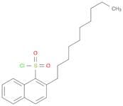 1-Naphthalenesulfonyl chloride, 2-decyl-