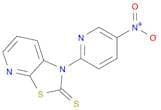 Thiazolo[5,4-b]pyridine-2(1H)-thione, 1-(5-nitro-2-pyridinyl)-