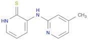 2(1H)-Pyridinethione, 3-[(4-methyl-2-pyridinyl)amino]-