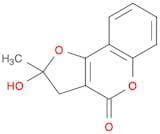 4H-Furo[3,2-c][1]benzopyran-4-one, 2,3-dihydro-2-hydroxy-2-methyl-