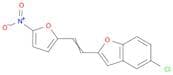 Benzofuran, 5-chloro-2-[2-(5-nitro-2-furanyl)ethenyl]-