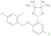 1,3,2-DIOXABOROLANE, 2-[5-CHLORO-2-[(4-CHLORO-2-FLUOROPHENYL)METHOXY]PHENYL]-4,4,5,5-TETRAMETHYL-