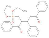 Phosphonic acid, (2-benzoyl-5-oxo-3,5-diphenylpentyl)-, diethyl ester