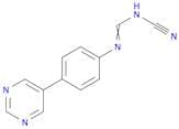 Methanimidamide, N-cyano-N'-[4-(5-pyrimidinyl)phenyl]-