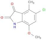 5-Chloro-7-methoxy-4-methylindoline-2,3-dione