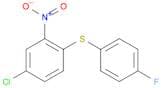 Benzene, 4-chloro-1-[(4-fluorophenyl)thio]-2-nitro-