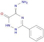 1,2,4-Triazine-5,6-dione, 1,2-dihydro-3-phenyl-, 5-hydrazone