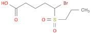 Pentanoic acid, 5-bromo-5-(propylsulfonyl)-