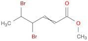 2-Hexenoic acid, 4,5-dibromo-, methyl ester