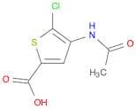 2-Thiophenecarboxylic acid, 4-(acetylamino)-5-chloro-