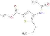 2-Thiophenecarboxylic acid, 4-(acetylamino)-5-propyl-, methyl ester