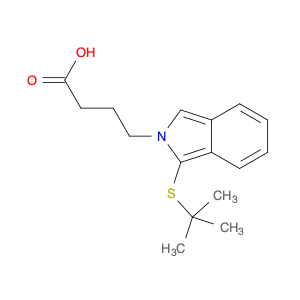 4-(1-(tert-Butylthio)-2H-isoindol-2-yl)butanoic acid