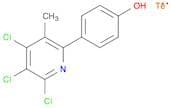 Tellurium, trichloro(4-hydroxyphenyl)(3-methylpyridine)-