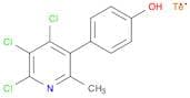 Tellurium, trichloro(4-hydroxyphenyl)(2-methylpyridine)-