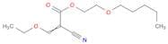 2-Propenoic acid, 2-cyano-3-ethoxy-, 2-(pentyloxy)ethyl ester
