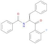 Benzamide, N-[1-(2-fluorobenzoyl)-2-phenylethenyl]-