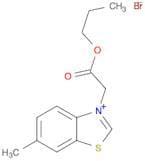 Benzothiazolium, 6-methyl-3-(2-oxo-2-propoxyethyl)-, bromide