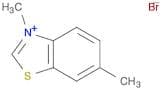 Benzothiazolium,3,6-dimethyl-, bromide (1:1)