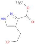 1H-Pyrazole-3-carboxylic acid, 4-(2-bromoethyl)-, methyl ester