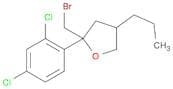 Furan, 2-(bromomethyl)-2-(2,4-dichlorophenyl)tetrahydro-4-propyl-