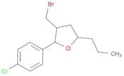 Furan, 3-(bromomethyl)-2-(4-chlorophenyl)tetrahydro-5-propyl-