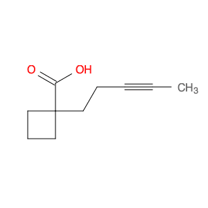Cyclobutanecarboxylic acid, 1-(3-pentynyl)-