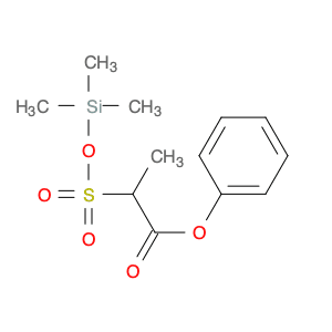 Propanoic acid, 2-[[(trimethylsilyl)oxy]sulfonyl]-, phenyl ester