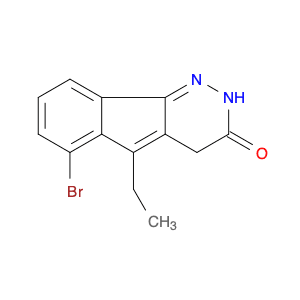3H-Indeno[1,2-c]pyridazin-3-one, 6-bromo-5-ethyl-2,4-dihydro-