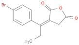 2,5-Furandione, 3-[1-(4-bromophenyl)propylidene]dihydro-, (Z)-