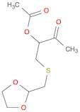 2-Butanone, 3-(acetyloxy)-4-[(1,3-dioxolan-2-ylmethyl)thio]-