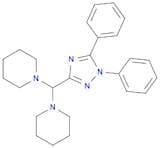 Piperidine, 1,1'-[(1,5-diphenyl-1H-1,2,4-triazol-3-yl)methylene]bis-
