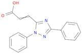 2-Propenoic acid, 3-(1,3-diphenyl-1H-1,2,4-triazol-5-yl)-