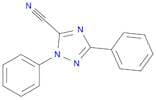 1H-1,2,4-Triazole-5-carbonitrile, 1,3-diphenyl-