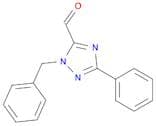 1H-1,2,4-Triazole-5-carboxaldehyde, 3-phenyl-1-(phenylmethyl)-