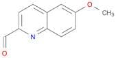 2-Quinolinecarboxaldehyde, 6-methoxy-